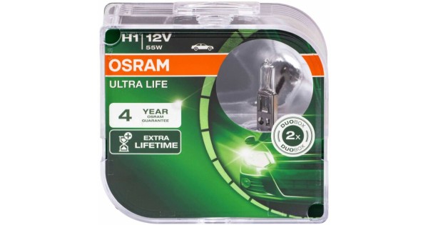 H1 Osram Ultra Life 55W Duo