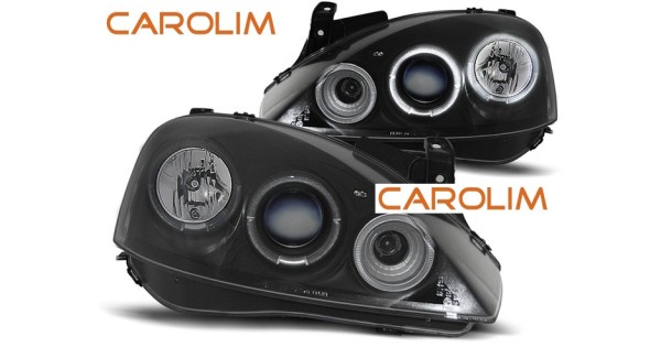 Opel Corsa C angel eyes esituled