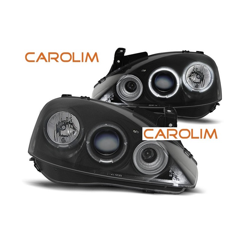 Opel Corsa C angel eyes esituled