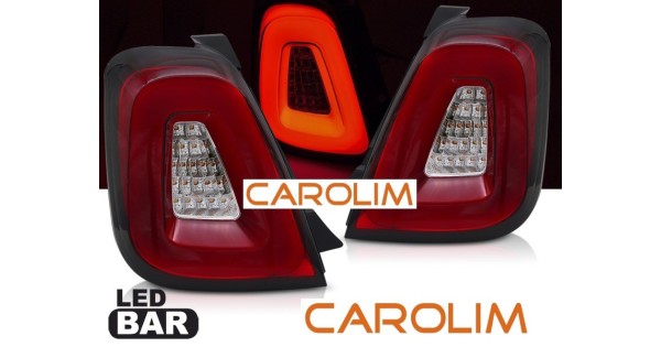 Fiat 500 led tagatuled