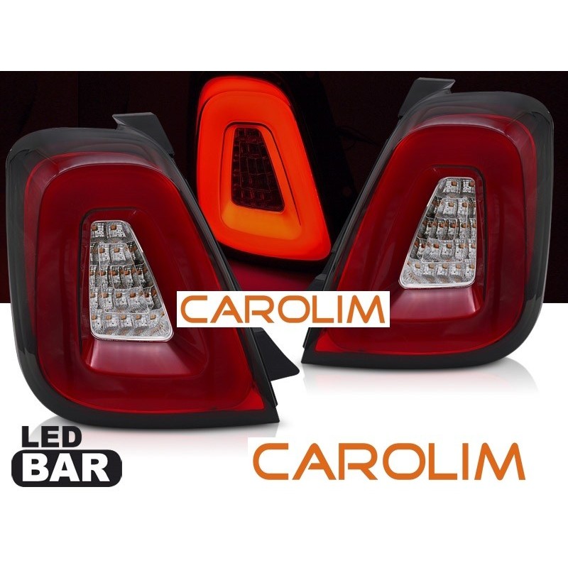 Fiat 500 led tagatuled