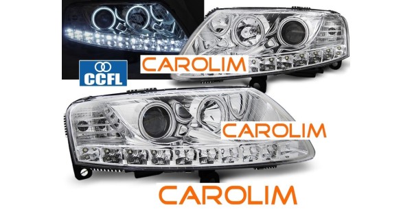 Audi A6 C6 CCFL angel eyes esituled