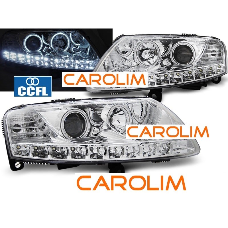 Audi A6 C6 CCFL angel eyes esituled