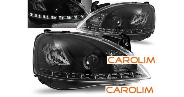 Opel Corsa C DRL esituled