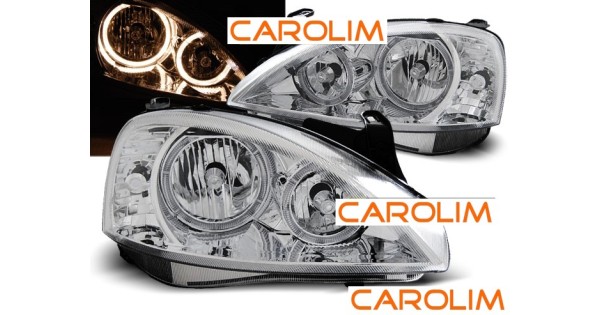 Opel Corsa C angel eyes esituled