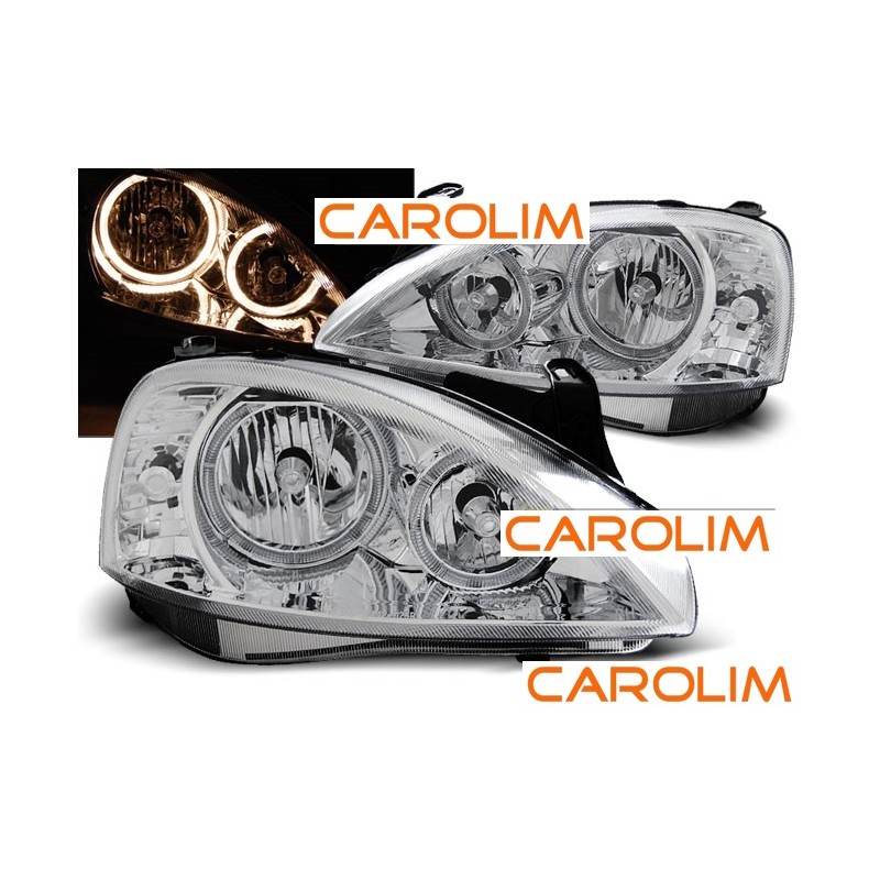 Opel Corsa C angel eyes esituled