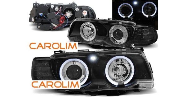 BMW E38 angel eyes xenon esituled