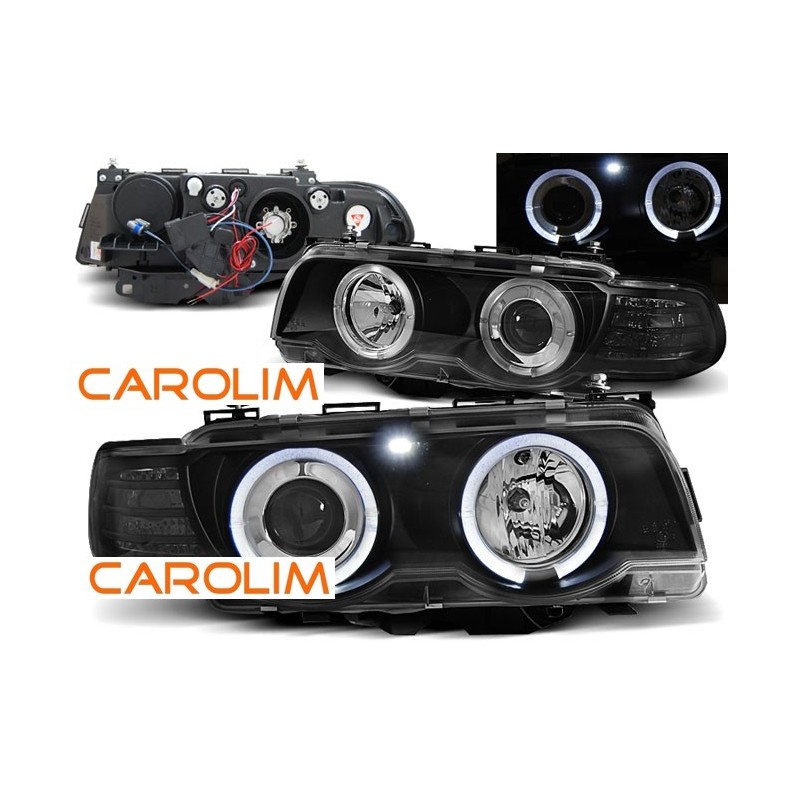 BMW E38 angel eyes xenon esituled