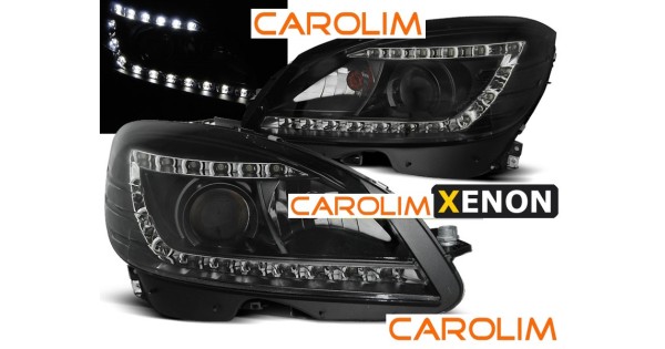 Mercedes C W204 DRL xenon esituled