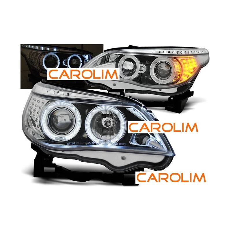 BMW E60 angel eyes esituled