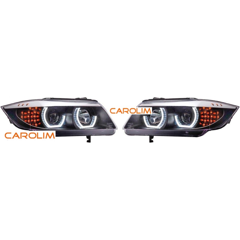 BMW E90 3D angel eyes esituled