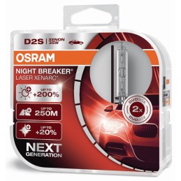 Osram D2S 12/24V 35W PK32D-2 Xenark Night Breaker Laser +200%