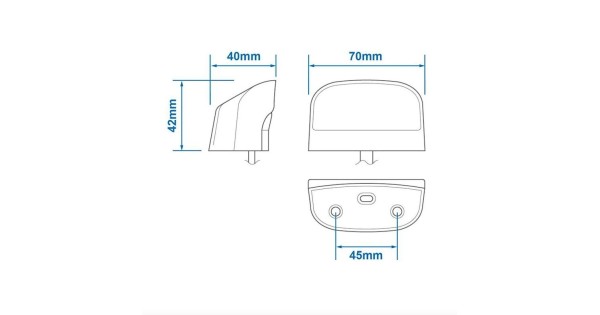 Haagise LED numbrituli, 12V/24V