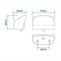 Haagise LED numbrituli, 12V/24V