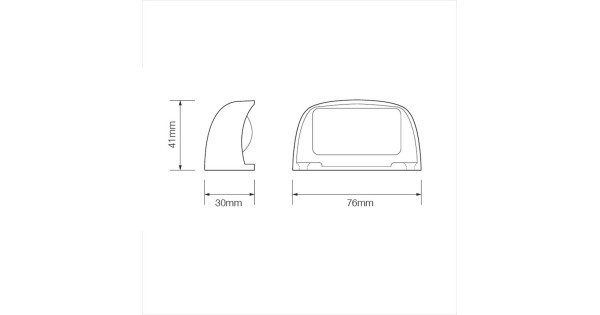 Haagise LED numbrituli, 12V/24V