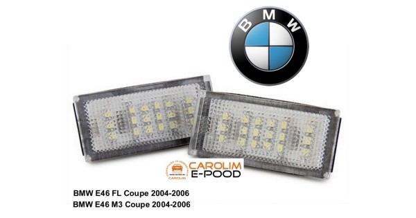 BMW E46 Coupe LED numbrituled